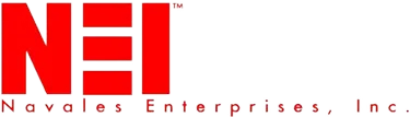 A red and white logo for the enterprise