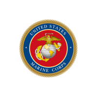 A picture of the united states marine corps seal.