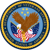 A picture of the department of veterans affairs seal.